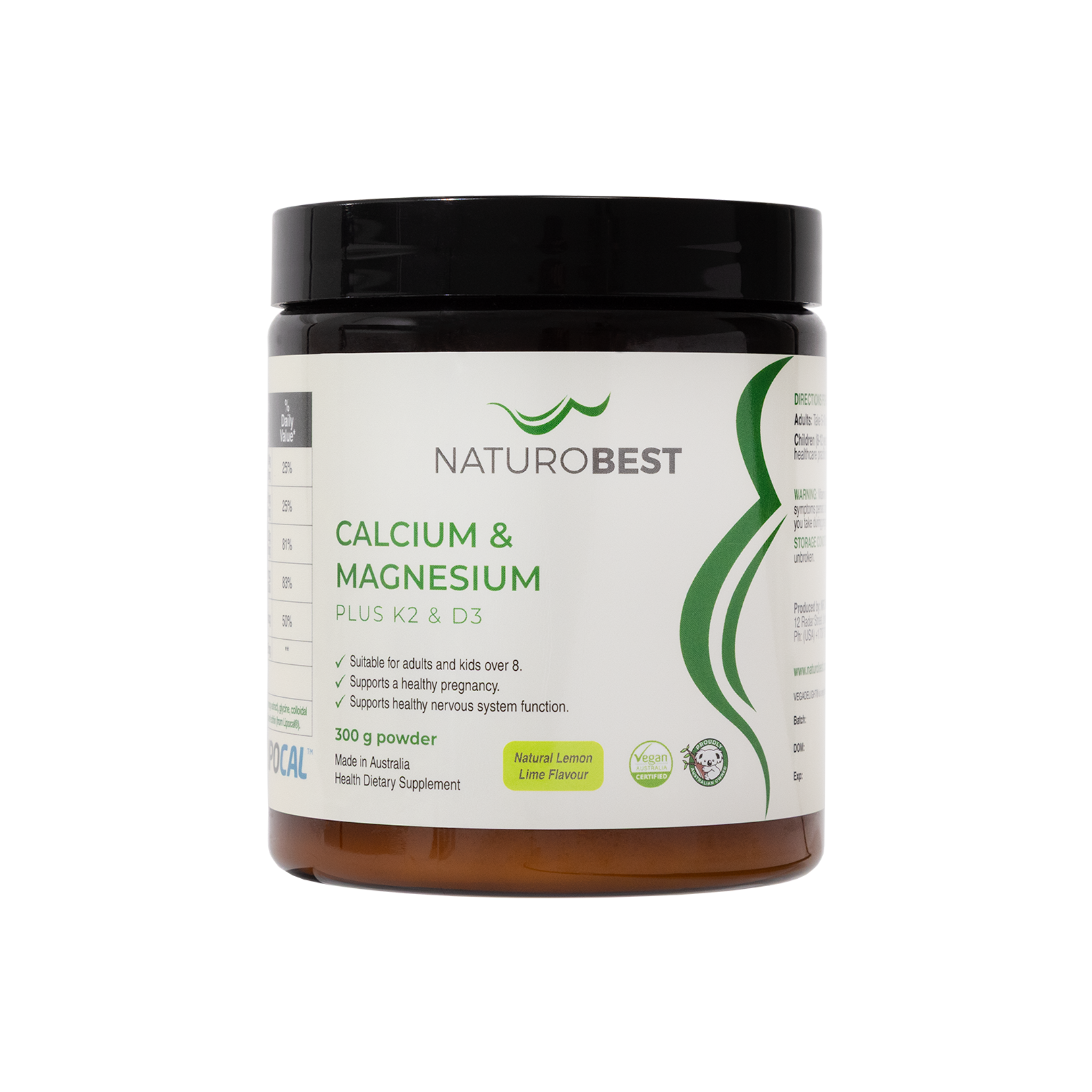 Calcium & Magnesium Plus K2 & D3 | US Label