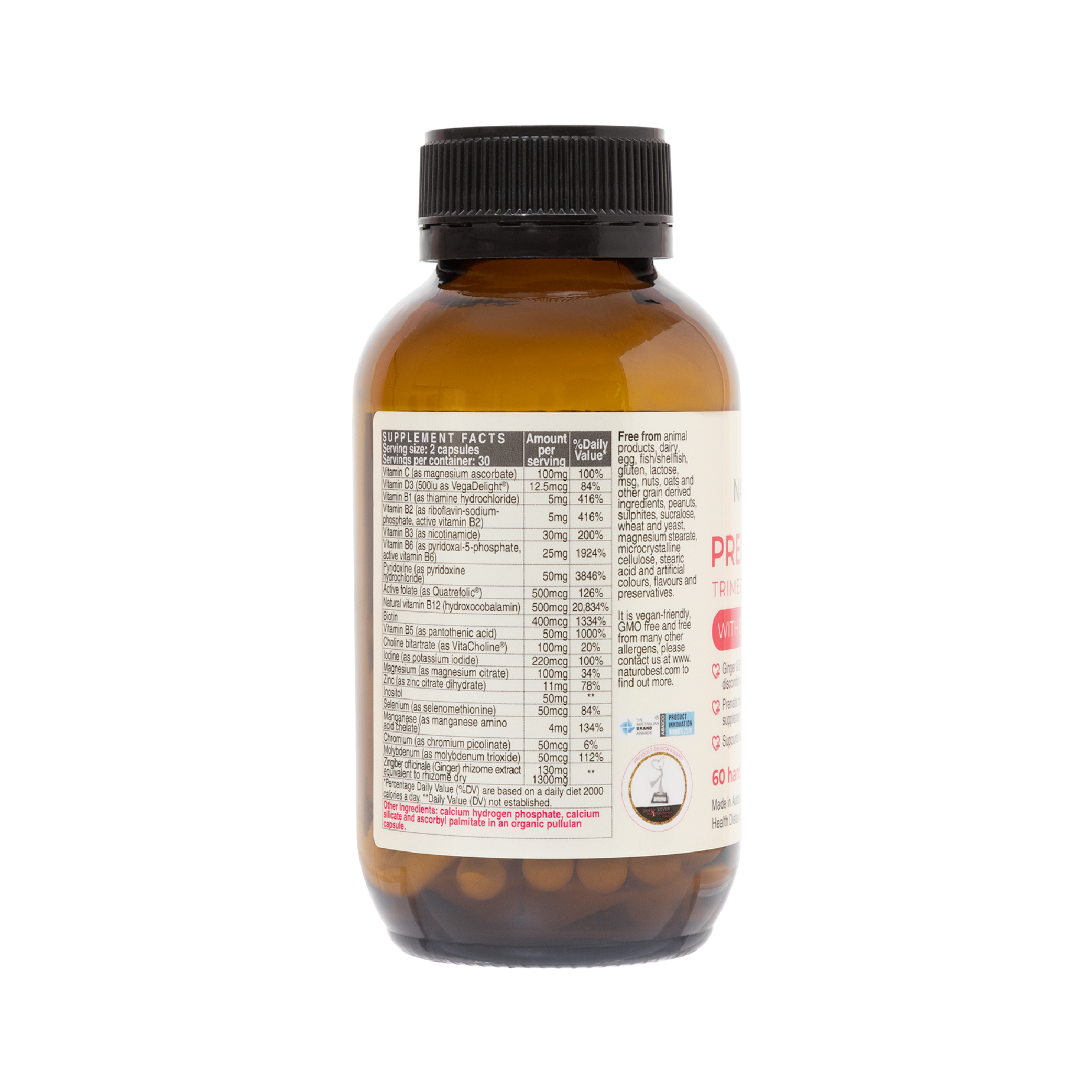 Prenatal Trimester One with Ginger | US Label
