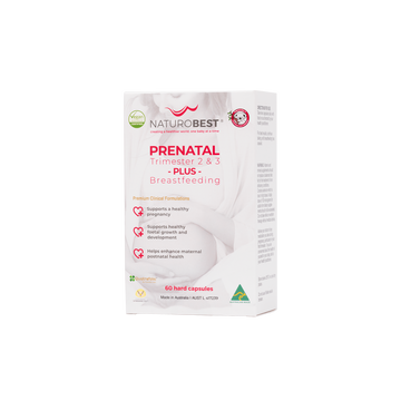 Prenatal Trimester 2 & 3 Plus Breastfeeding - Carton | Expiry Nov 2026